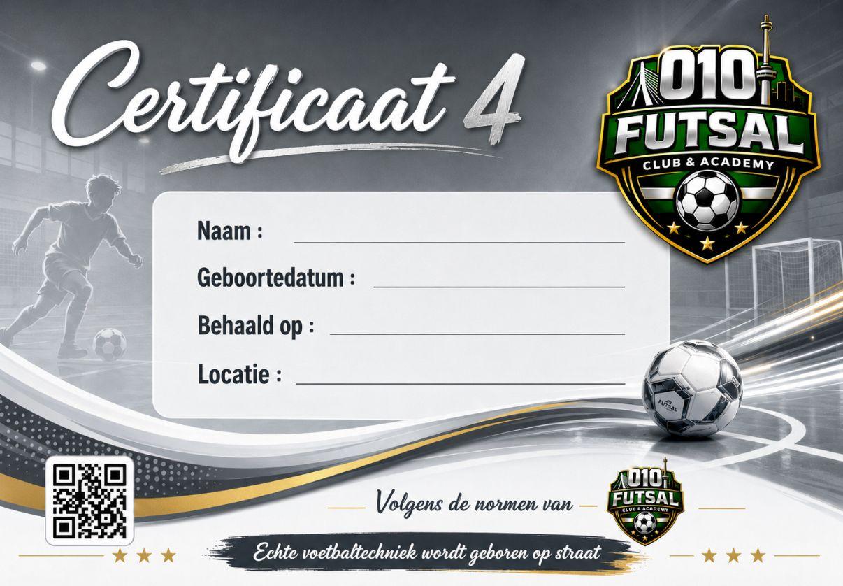 Certificaat 4 — Zilver